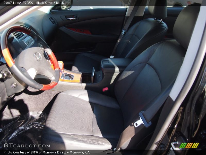 Black Onyx / Black 2007 Lexus ES 350