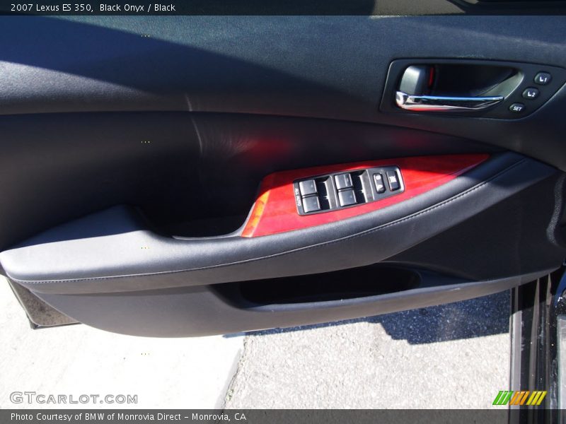 Black Onyx / Black 2007 Lexus ES 350