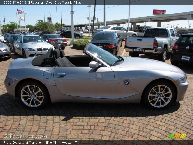Silver Grey Metallic / Black 2006 BMW Z4 3.0i Roadster
