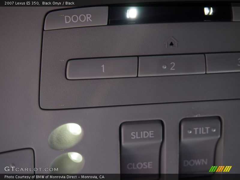 Black Onyx / Black 2007 Lexus ES 350
