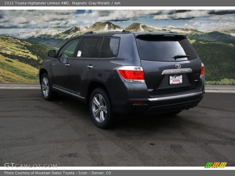 Magnetic Gray Metallic / Ash 2013 Toyota Highlander Limited 4WD