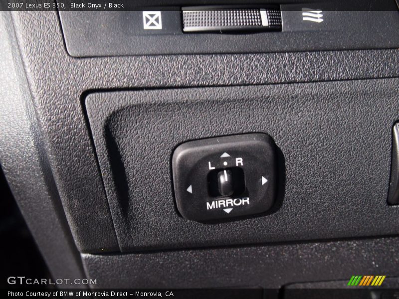 Black Onyx / Black 2007 Lexus ES 350