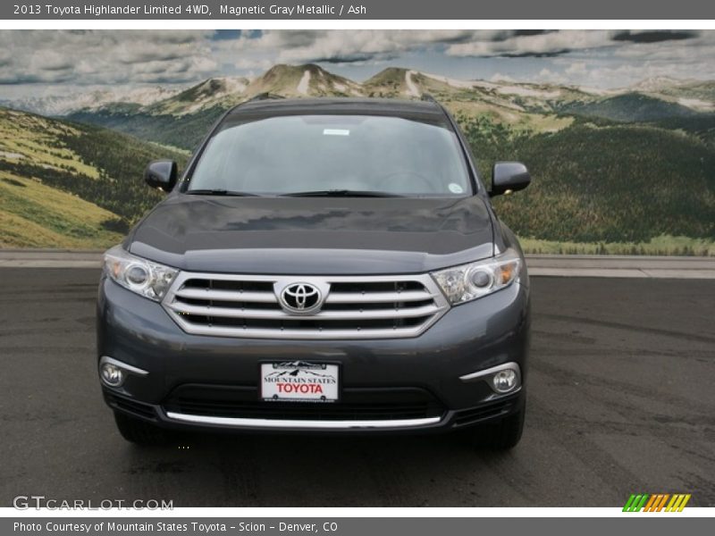 Magnetic Gray Metallic / Ash 2013 Toyota Highlander Limited 4WD