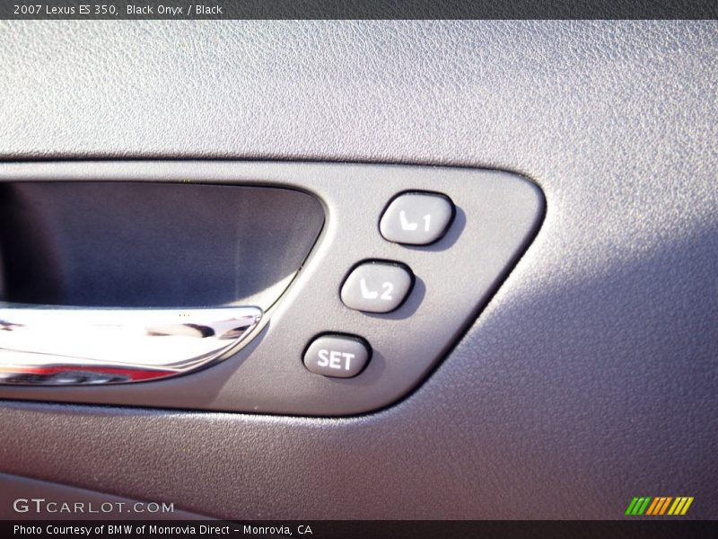 Black Onyx / Black 2007 Lexus ES 350