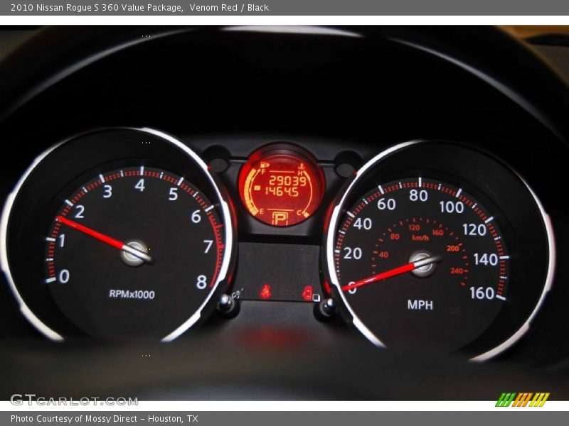 Venom Red / Black 2010 Nissan Rogue S 360 Value Package