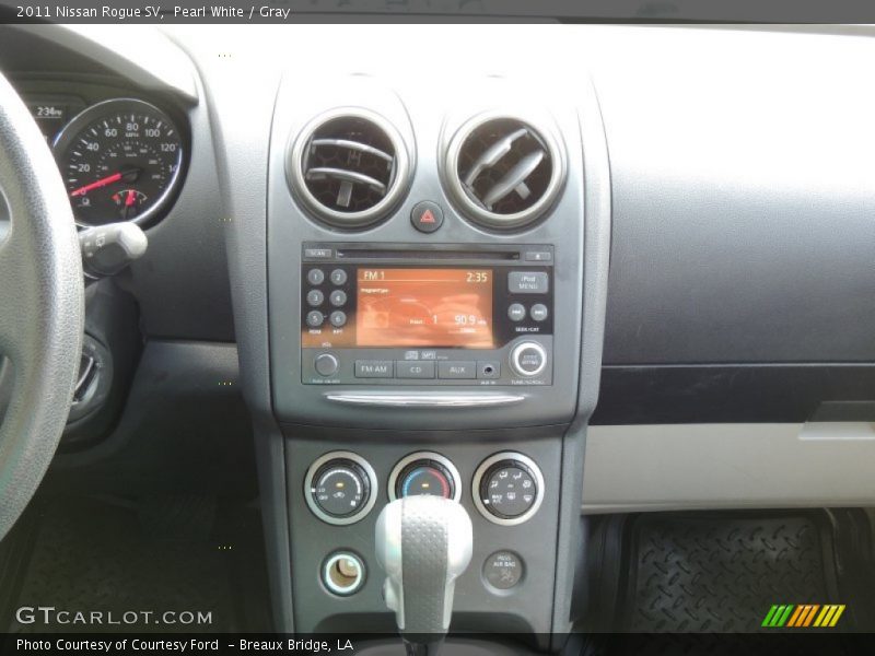 Pearl White / Gray 2011 Nissan Rogue SV