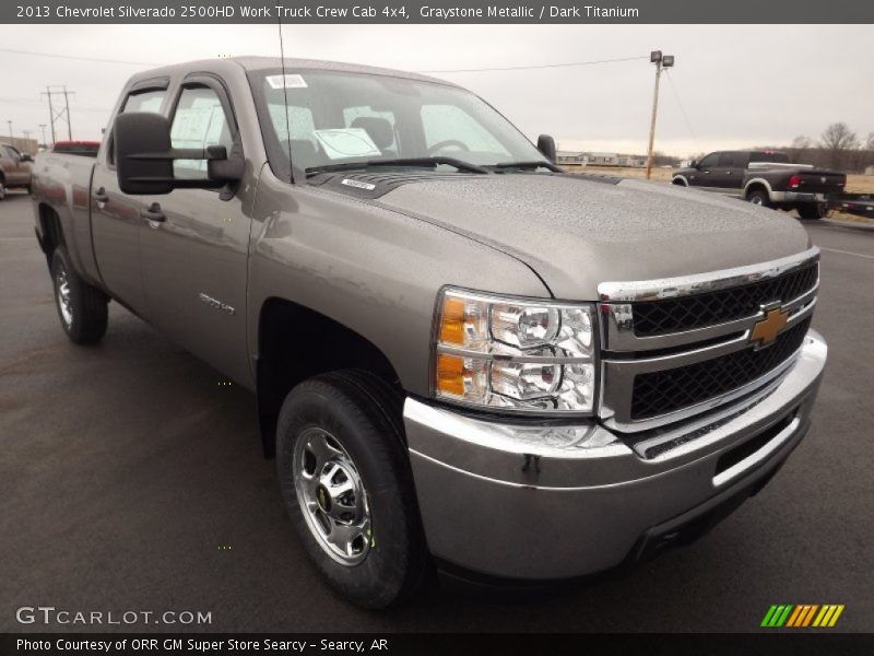 Front 3/4 View of 2013 Silverado 2500HD Work Truck Crew Cab 4x4