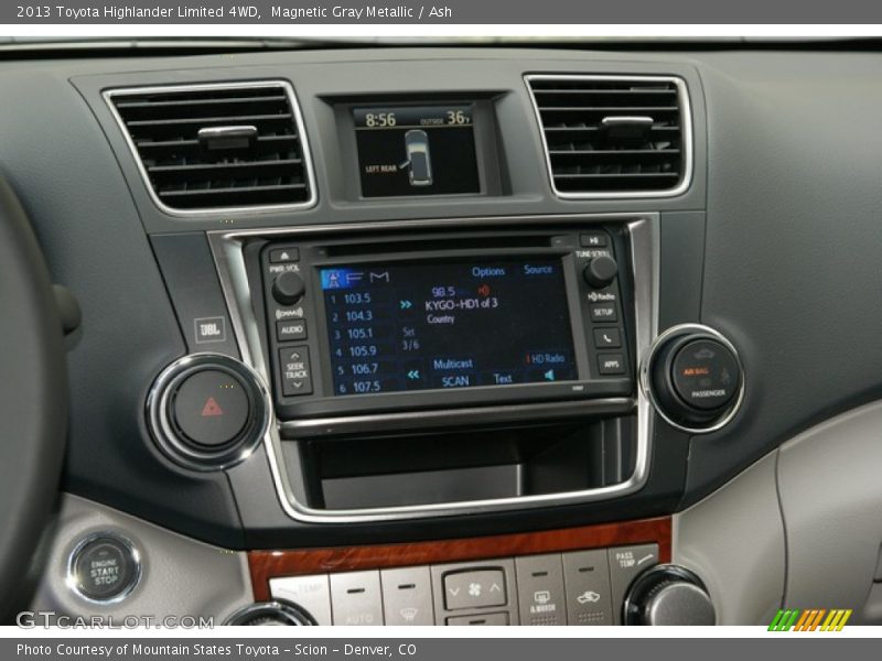 Magnetic Gray Metallic / Ash 2013 Toyota Highlander Limited 4WD