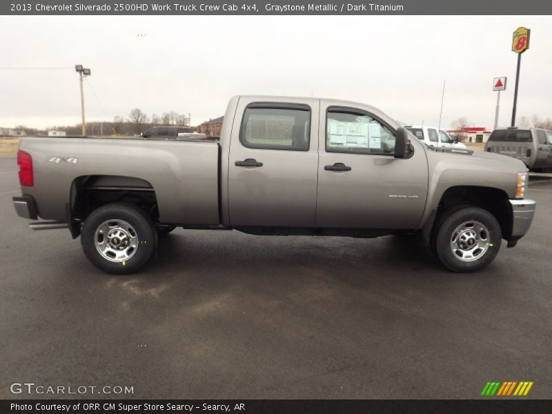 Graystone Metallic / Dark Titanium 2013 Chevrolet Silverado 2500HD Work Truck Crew Cab 4x4