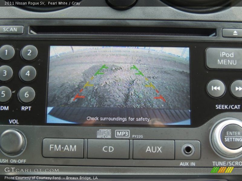 Pearl White / Gray 2011 Nissan Rogue SV