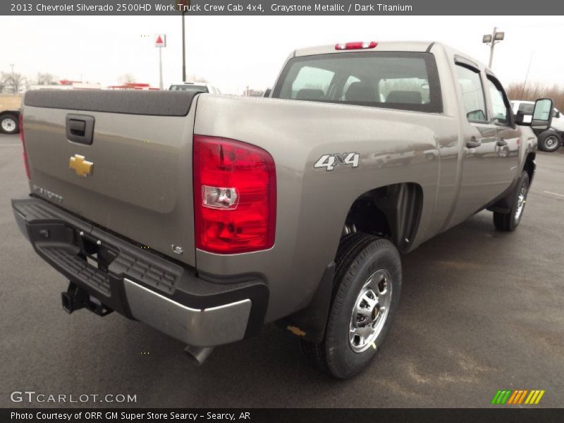 Graystone Metallic / Dark Titanium 2013 Chevrolet Silverado 2500HD Work Truck Crew Cab 4x4