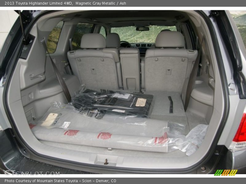 Magnetic Gray Metallic / Ash 2013 Toyota Highlander Limited 4WD