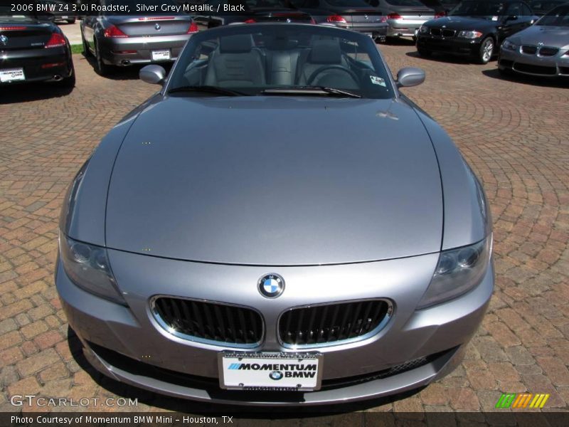Silver Grey Metallic / Black 2006 BMW Z4 3.0i Roadster