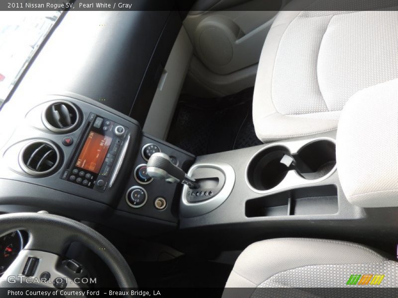 Pearl White / Gray 2011 Nissan Rogue SV
