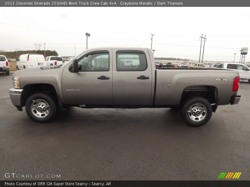Graystone Metallic / Dark Titanium 2013 Chevrolet Silverado 2500HD Work Truck Crew Cab 4x4