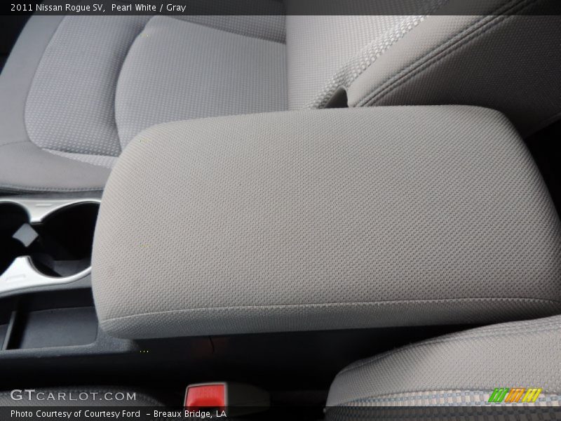 Pearl White / Gray 2011 Nissan Rogue SV