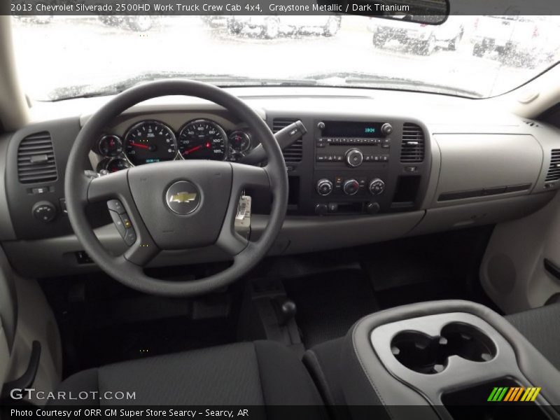 Dashboard of 2013 Silverado 2500HD Work Truck Crew Cab 4x4