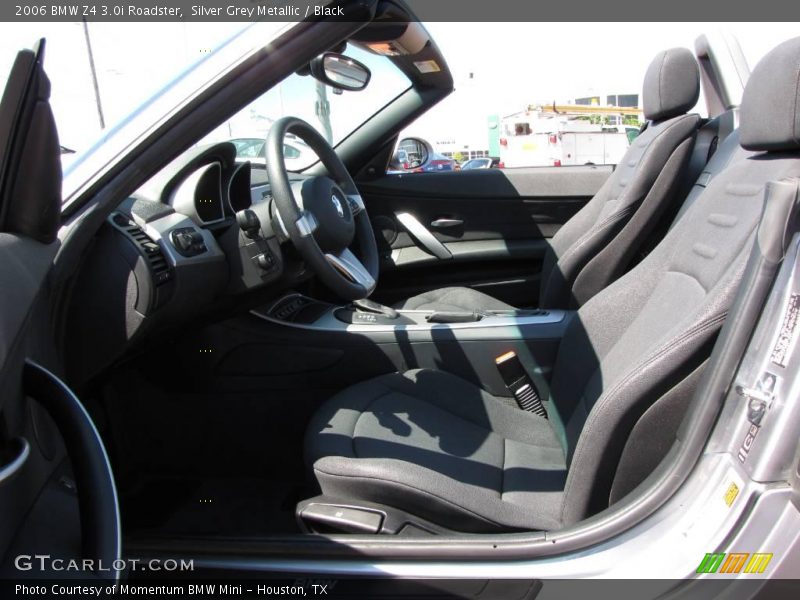 Silver Grey Metallic / Black 2006 BMW Z4 3.0i Roadster