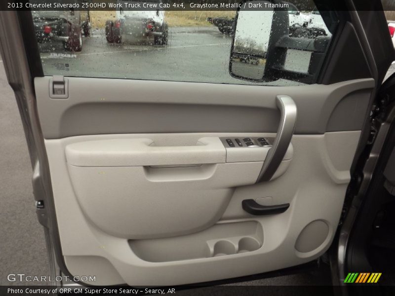 Graystone Metallic / Dark Titanium 2013 Chevrolet Silverado 2500HD Work Truck Crew Cab 4x4