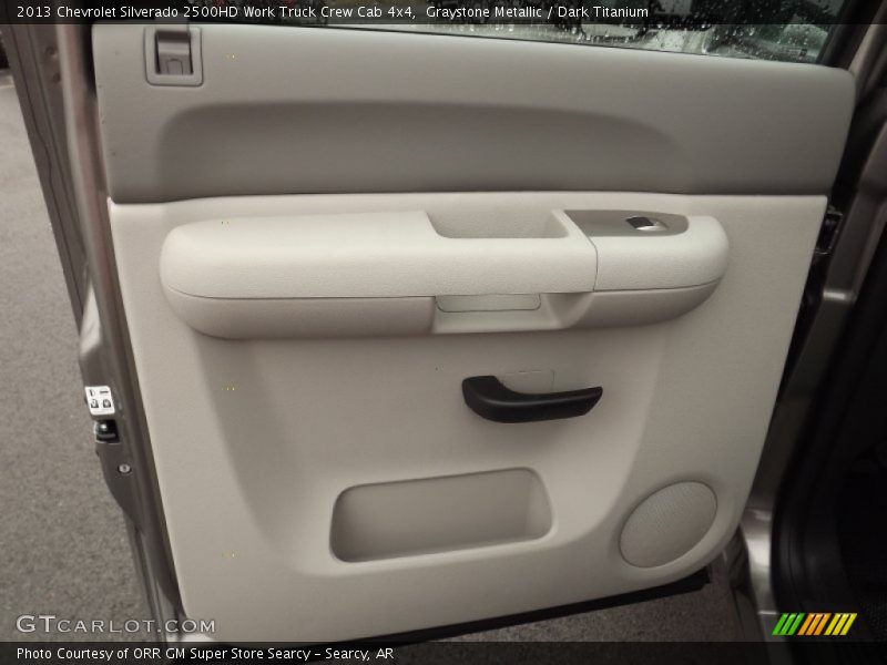 Graystone Metallic / Dark Titanium 2013 Chevrolet Silverado 2500HD Work Truck Crew Cab 4x4