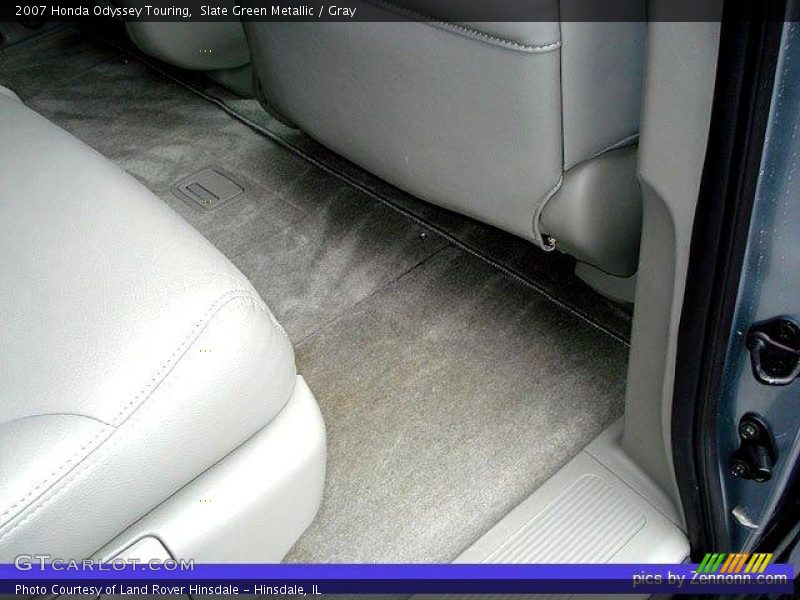 Slate Green Metallic / Gray 2007 Honda Odyssey Touring