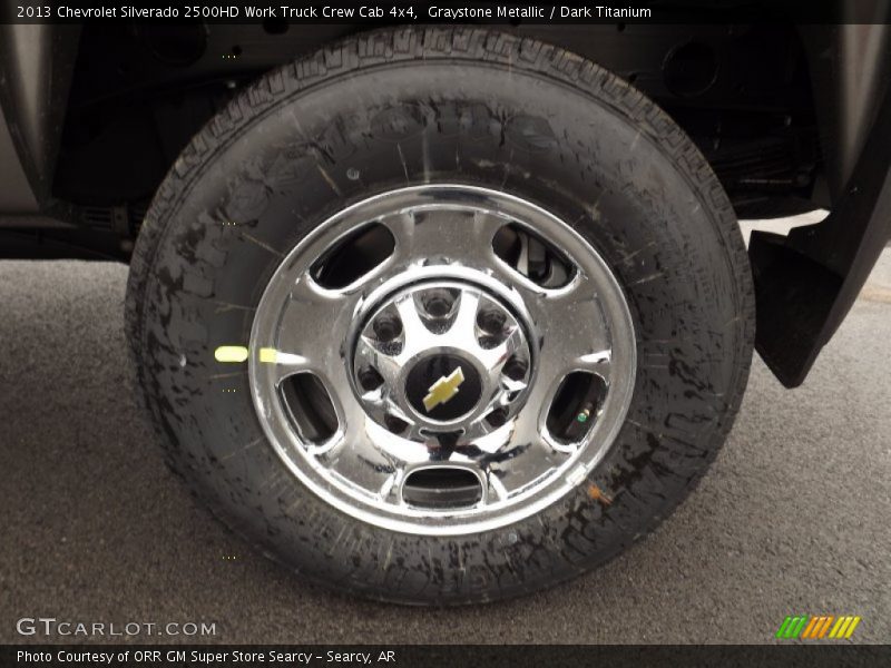 Graystone Metallic / Dark Titanium 2013 Chevrolet Silverado 2500HD Work Truck Crew Cab 4x4