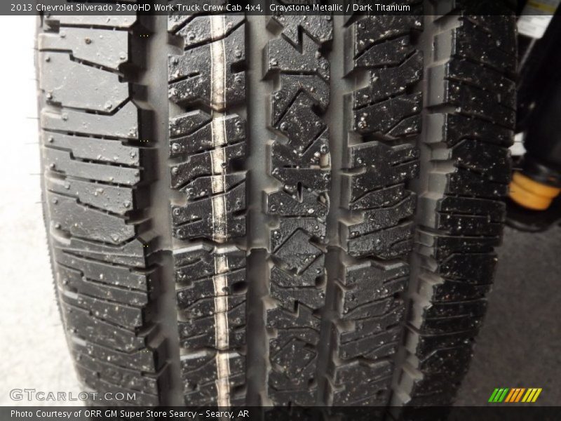 Graystone Metallic / Dark Titanium 2013 Chevrolet Silverado 2500HD Work Truck Crew Cab 4x4