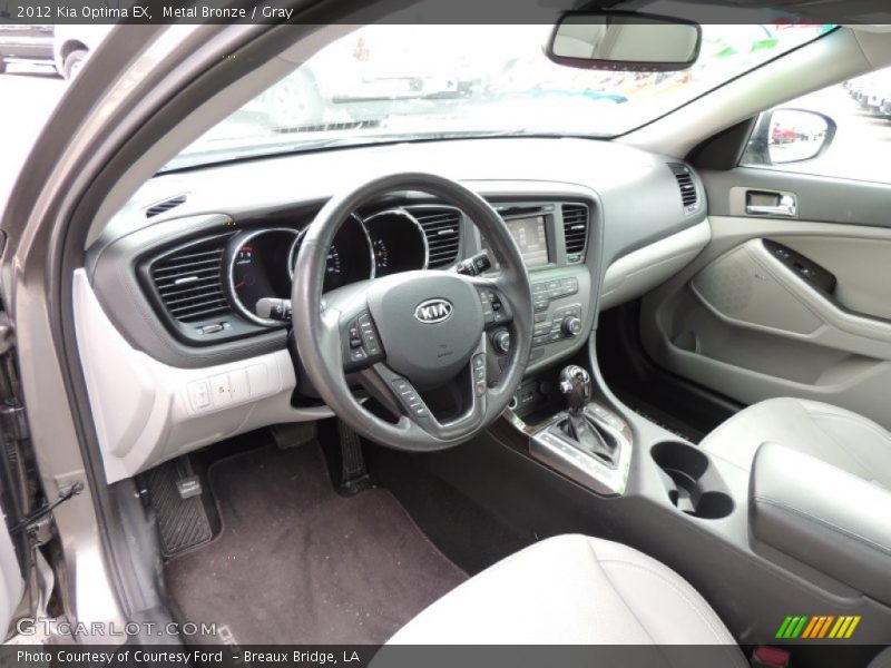 Gray Interior - 2012 Optima EX 