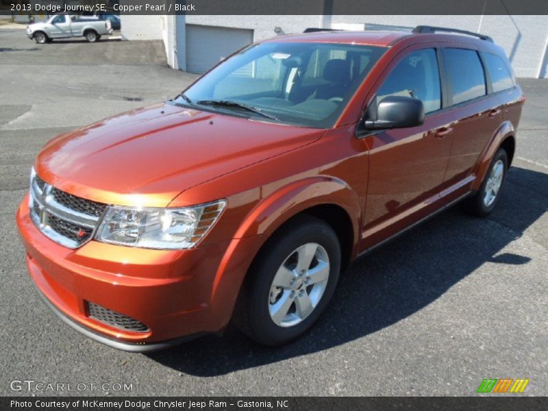 Copper Pearl / Black 2013 Dodge Journey SE