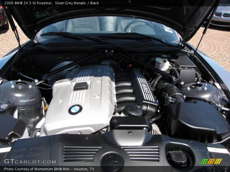 Silver Grey Metallic / Black 2006 BMW Z4 3.0i Roadster