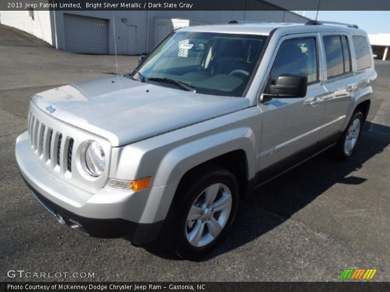 Bright Silver Metallic / Dark Slate Gray 2013 Jeep Patriot Limited
