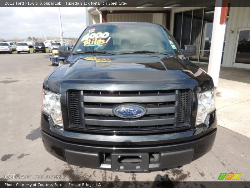 Tuxedo Black Metallic / Steel Gray 2012 Ford F150 STX SuperCab