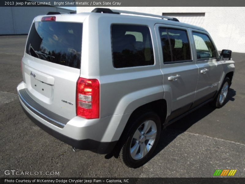 Bright Silver Metallic / Dark Slate Gray 2013 Jeep Patriot Limited