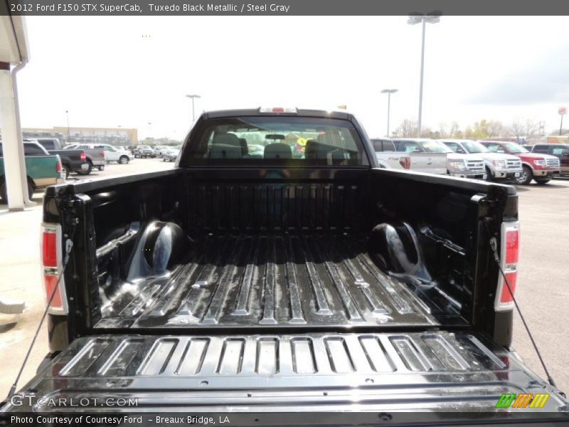 Tuxedo Black Metallic / Steel Gray 2012 Ford F150 STX SuperCab