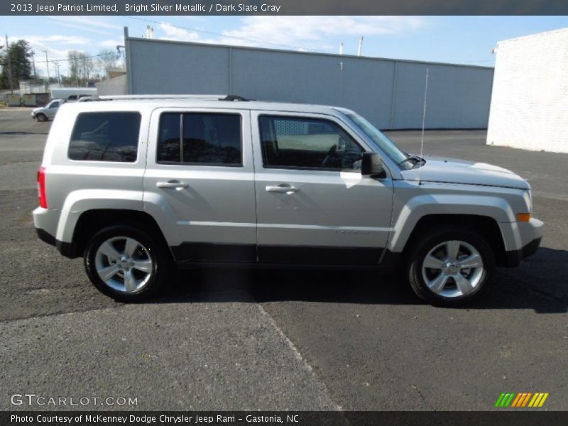 Bright Silver Metallic / Dark Slate Gray 2013 Jeep Patriot Limited
