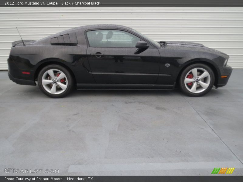 Black / Charcoal Black 2012 Ford Mustang V6 Coupe