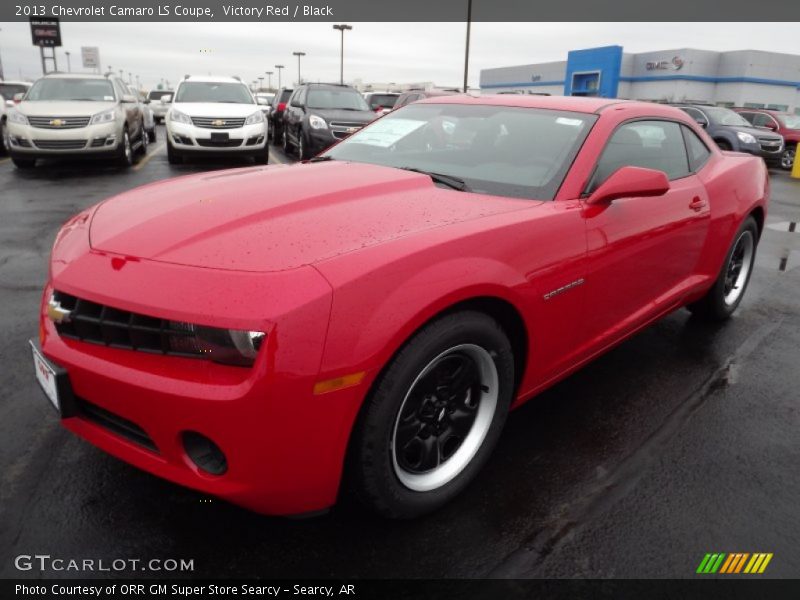 Victory Red / Black 2013 Chevrolet Camaro LS Coupe