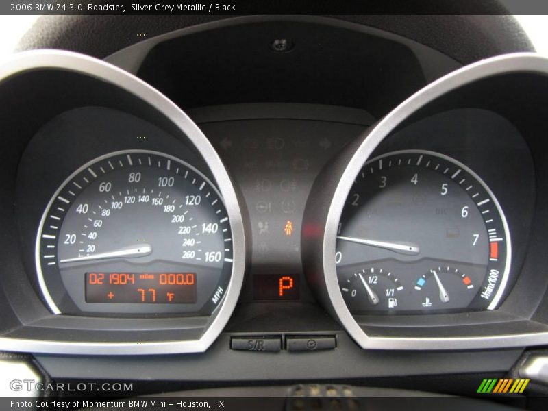 Silver Grey Metallic / Black 2006 BMW Z4 3.0i Roadster