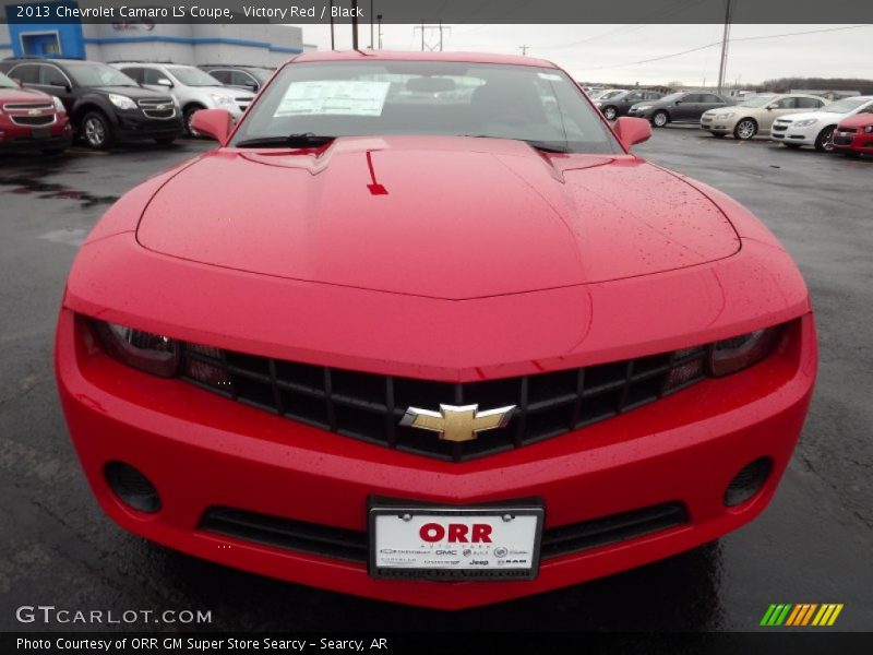 Victory Red / Black 2013 Chevrolet Camaro LS Coupe