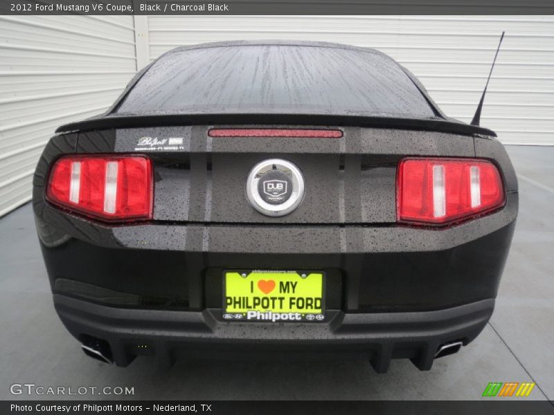 Black / Charcoal Black 2012 Ford Mustang V6 Coupe