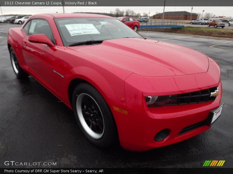 Victory Red / Black 2013 Chevrolet Camaro LS Coupe