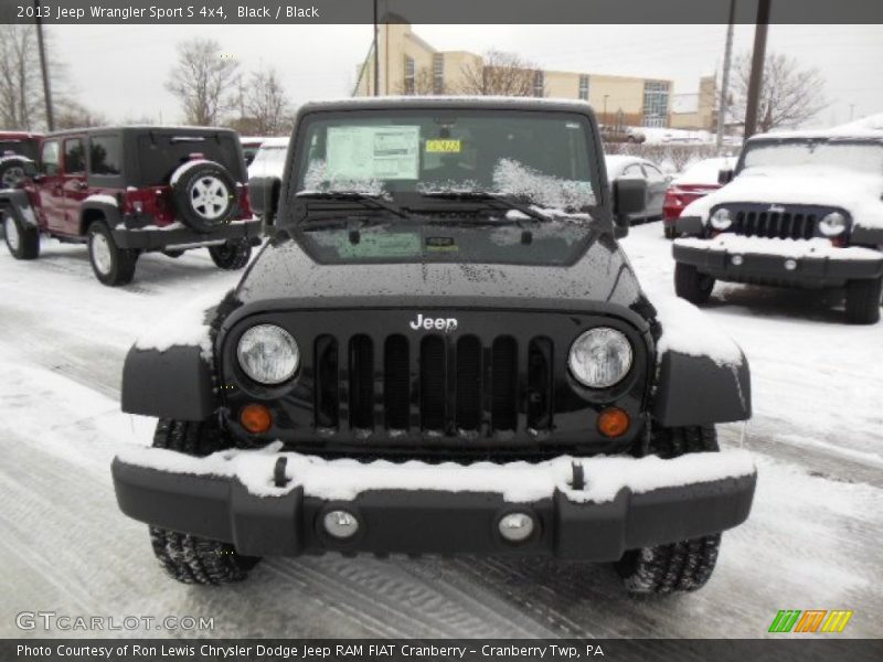 Black / Black 2013 Jeep Wrangler Sport S 4x4