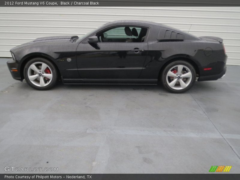 Black / Charcoal Black 2012 Ford Mustang V6 Coupe