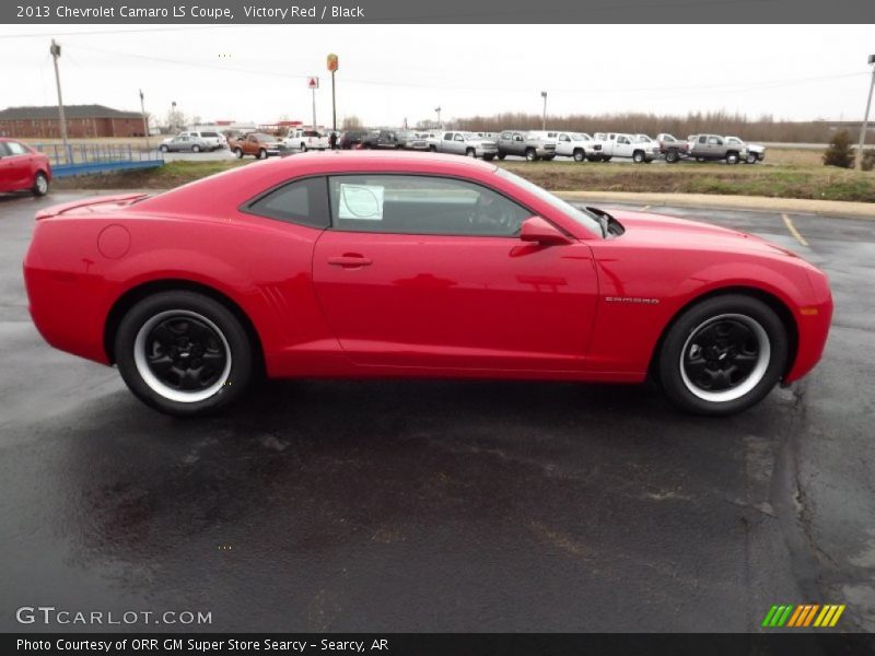 Victory Red / Black 2013 Chevrolet Camaro LS Coupe