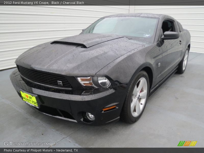 Black / Charcoal Black 2012 Ford Mustang V6 Coupe