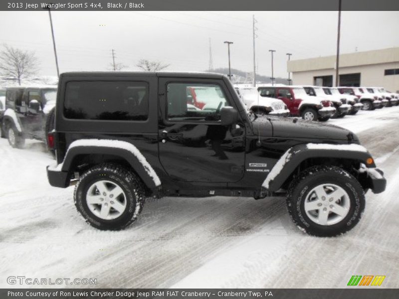Black / Black 2013 Jeep Wrangler Sport S 4x4