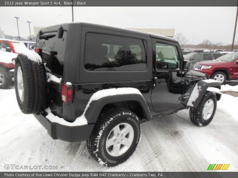 Black / Black 2013 Jeep Wrangler Sport S 4x4
