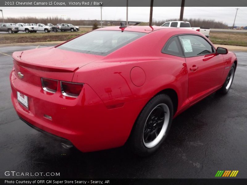 Victory Red / Black 2013 Chevrolet Camaro LS Coupe