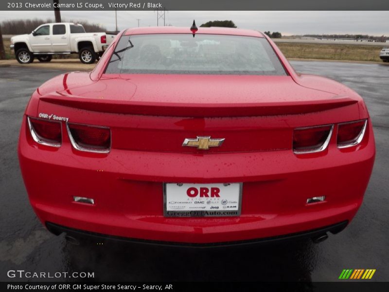 Victory Red / Black 2013 Chevrolet Camaro LS Coupe