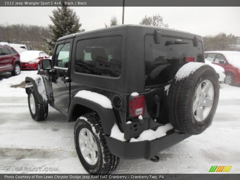 Black / Black 2013 Jeep Wrangler Sport S 4x4